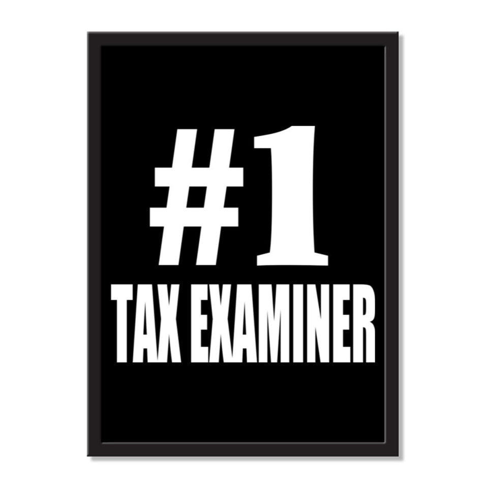 Number One #1 Tax Examiner - Portrait Frame Photo Tile