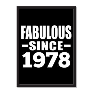 Fabulous Since 1978 - Portrait Frame Photo Tile