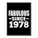 Fabulous Since 1978 - Portrait Frame Photo Tile