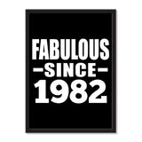 Fabulous Since 1982 - Portrait Frame Photo Tile