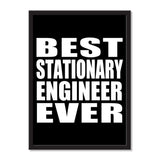 Best Stationary Engineer Ever - Portrait Frame Photo Tile