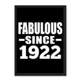 Fabulous Since 1922 - Portrait Frame Photo Tile