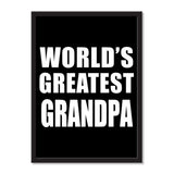 World's Greatest Grandpa - Portrait Frame Photo Tile