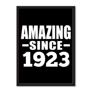 Amazing Since 1923 - Portrait Frame Photo Tile
