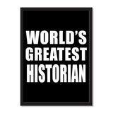 World's Greatest Historian - Portrait Frame Photo Tile