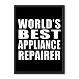 World's Best Appliance Repairer - Portrait Frame Photo Tile
