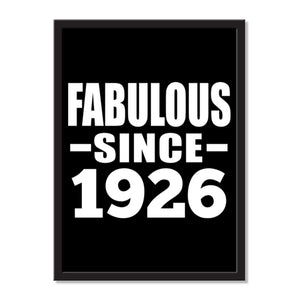 Fabulous Since 1926 - Portrait Frame Photo Tile