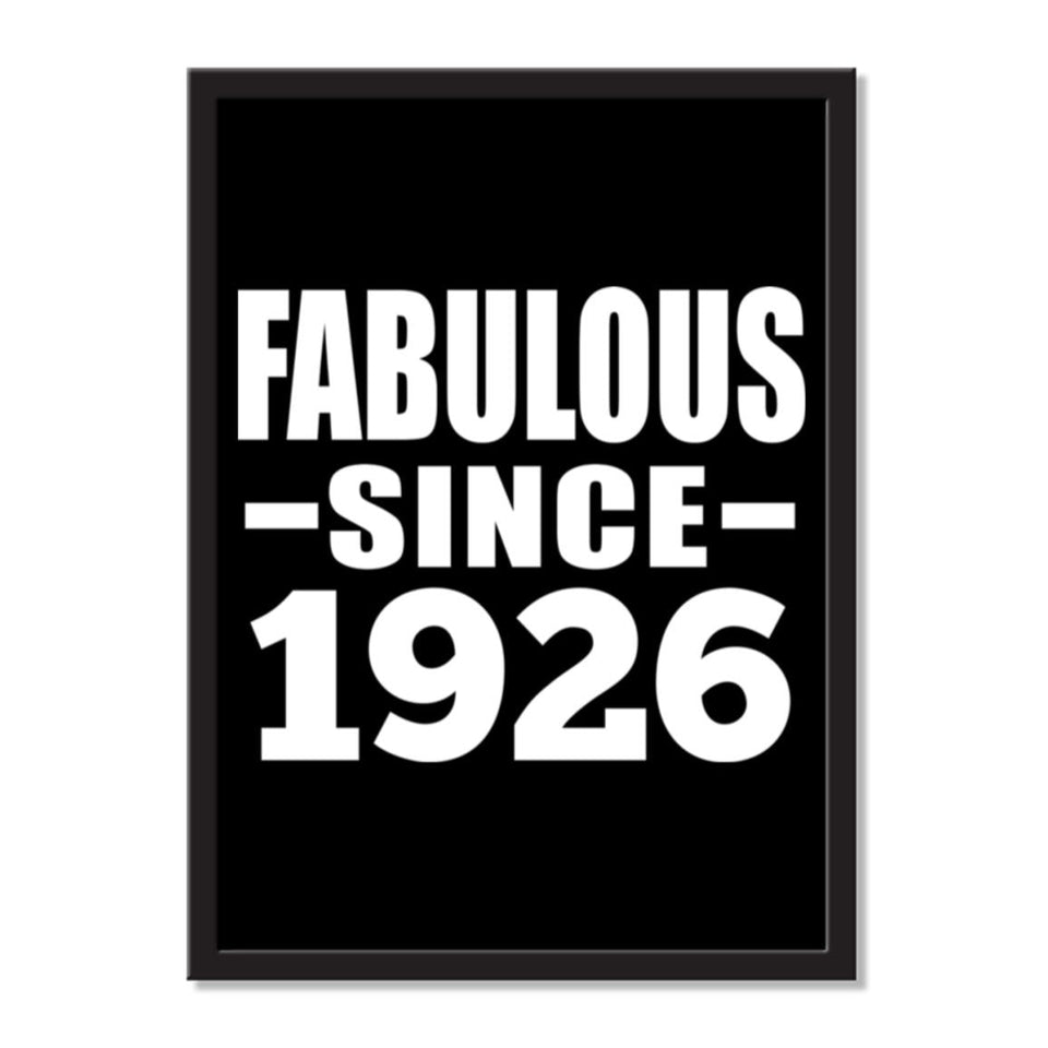 Fabulous Since 1926 - Portrait Frame Photo Tile