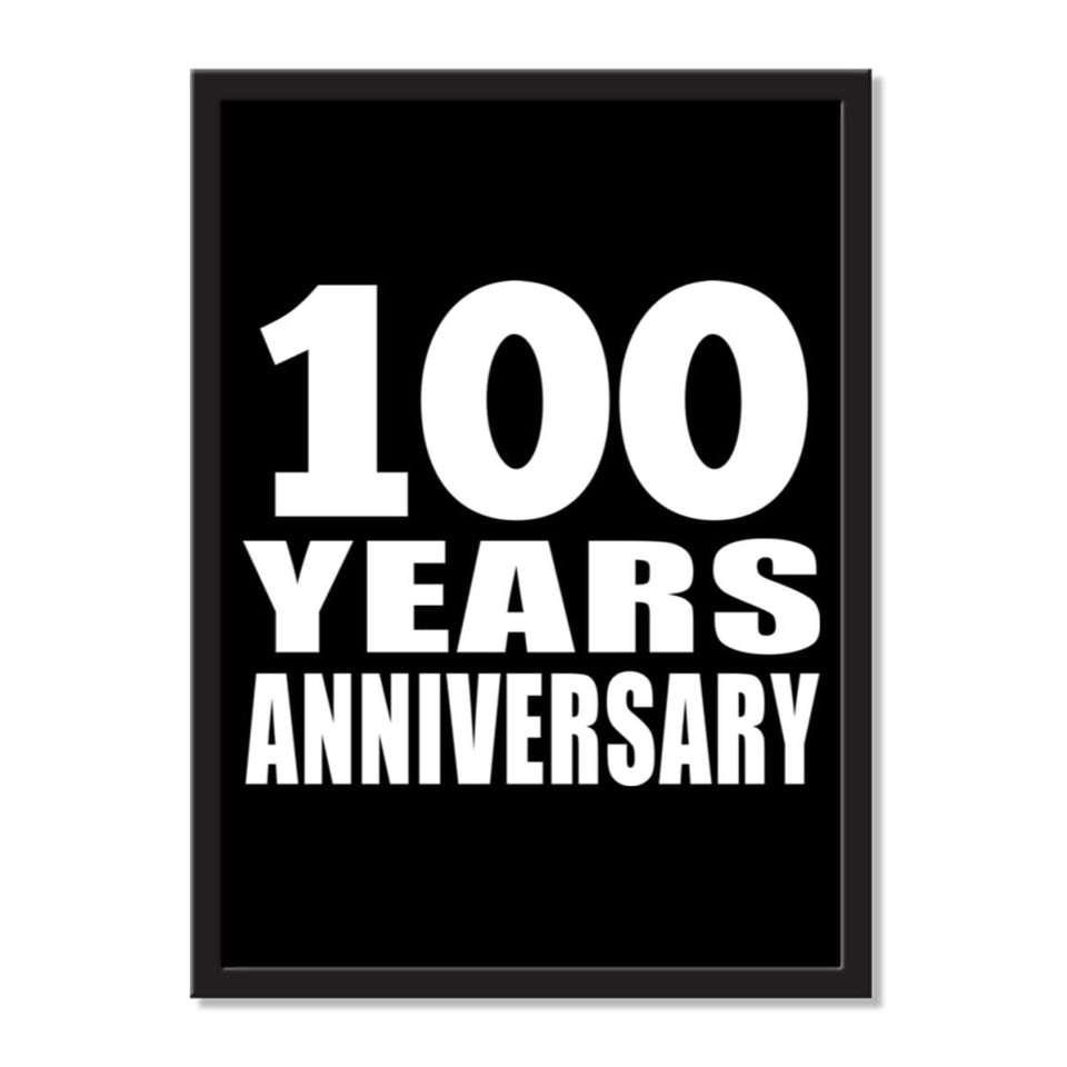 100 Years Anniversary - Portrait Frame Photo Tile