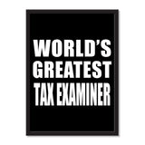 World's Greatest Tax Examiner - Portrait Frame Photo Tile