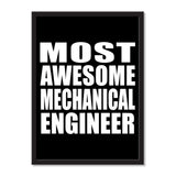 Most Awesome Mechanical Engineer - Portrait Frame Photo Tile