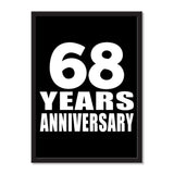 68 Years Anniversary - Portrait Frame Photo Tile
