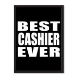 Best Cashier Ever - Portrait Frame Photo Tile