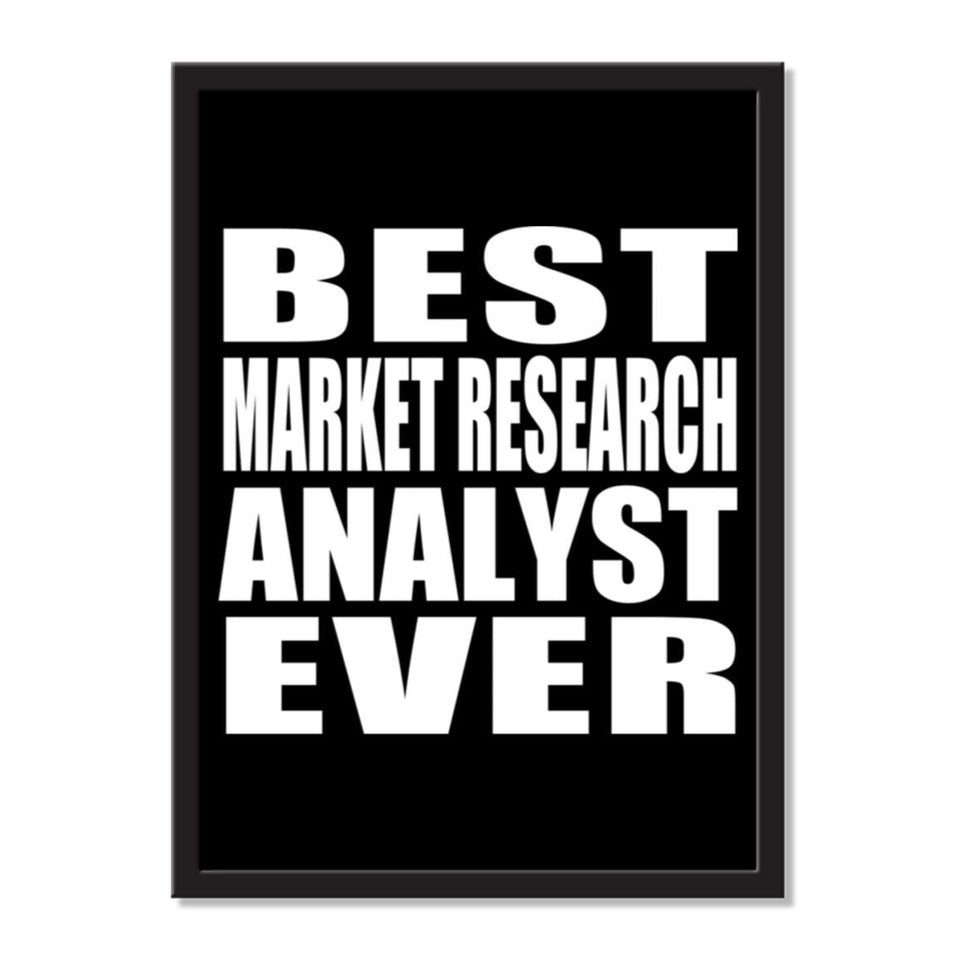Best Market Research Analyst Ever - Portrait Frame Photo Tile