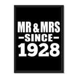 Mr & Mrs Since 1928 - Portrait Frame Photo Tile