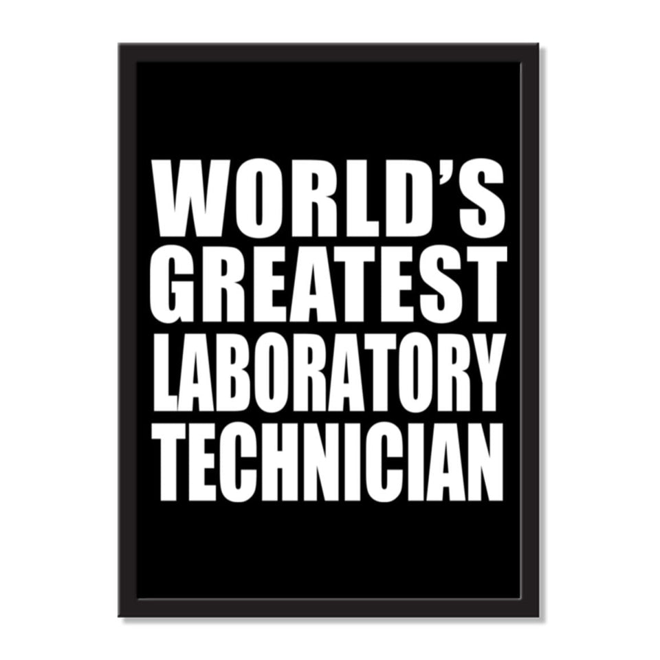 World's Greatest Laboratory Technician - Portrait Frame Photo Tile