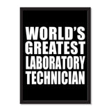 World's Greatest Laboratory Technician - Portrait Frame Photo Tile