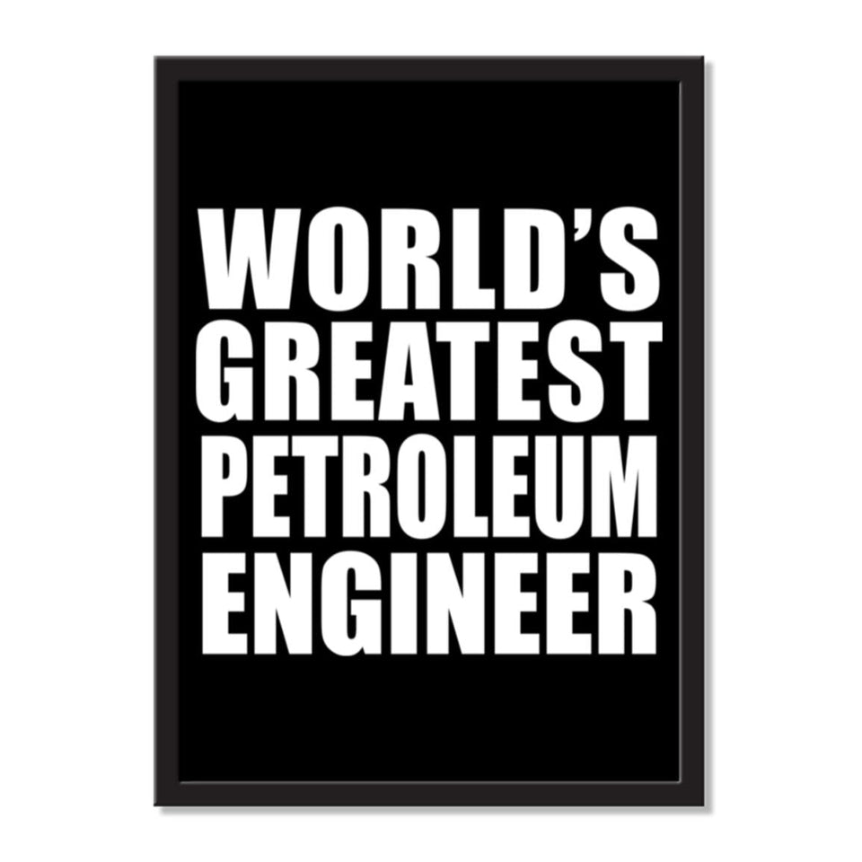 World's Greatest Petroleum Engineer - Portrait Frame Photo Tile