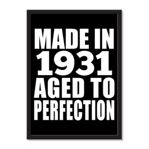 Made In 1931 Aged to Perfection - Portrait Frame Photo Tile
