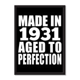 Made In 1931 Aged to Perfection - Portrait Frame Photo Tile