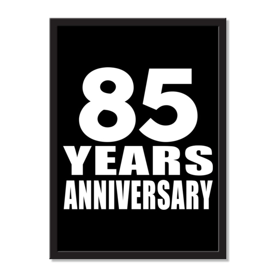 85 Years Anniversary - Portrait Frame Photo Tile