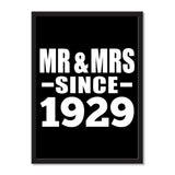Mr & Mrs Since 1929 - Portrait Frame Photo Tile