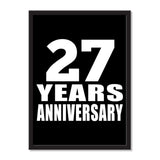 27 Years Anniversary - Portrait Frame Photo Tile