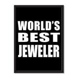 World's Best Jeweler - Portrait Frame Photo Tile