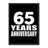 65 Years Anniversary - Portrait Frame Photo Tile