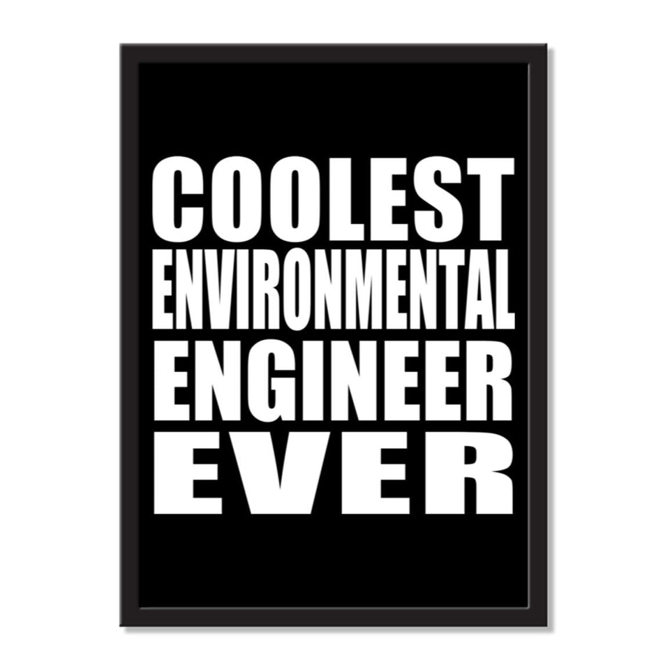 Coolest Environmental Engineer Ever - Portrait Frame Photo Tile