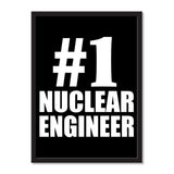 Number One #1 Nuclear Engineer - Portrait Frame Photo Tile