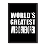 World's Greatest Web Developer - Portrait Frame Photo Tile