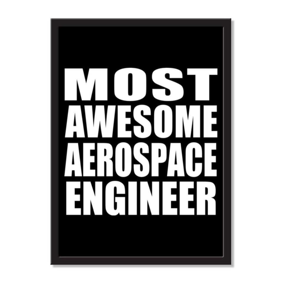 Most Awesome Aerospace Engineer - Portrait Frame Photo Tile