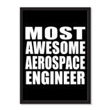 Most Awesome Aerospace Engineer - Portrait Frame Photo Tile