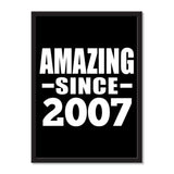 Amazing Since 2007 - Portrait Frame Photo Tile