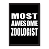 Most Awesome Zoologist - Portrait Frame Photo Tile