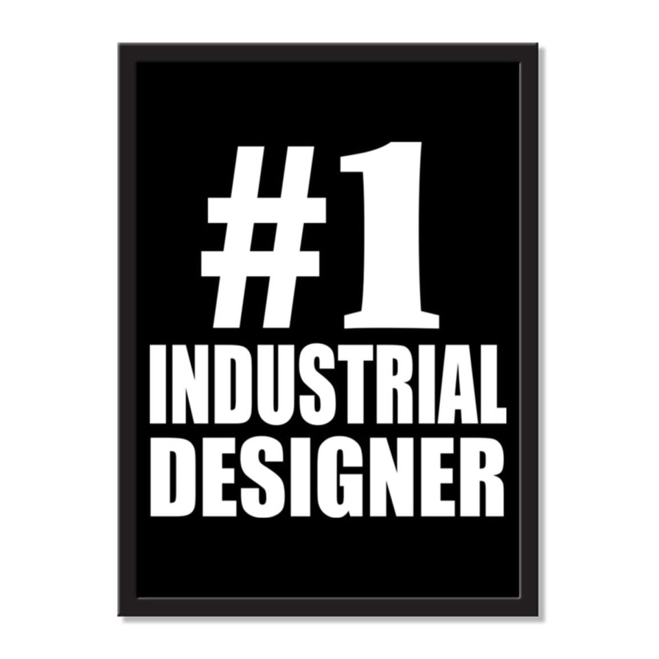 Number One #1 Industrial Designer - Portrait Frame Photo Tile