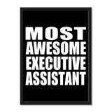 Most Awesome Executive Assistant - Portrait Frame Photo Tile