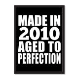 Made In 2010 Aged to Perfection - Portrait Frame Photo Tile