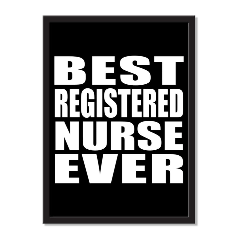 Best Registered Nurse Ever - Portrait Frame Photo Tile