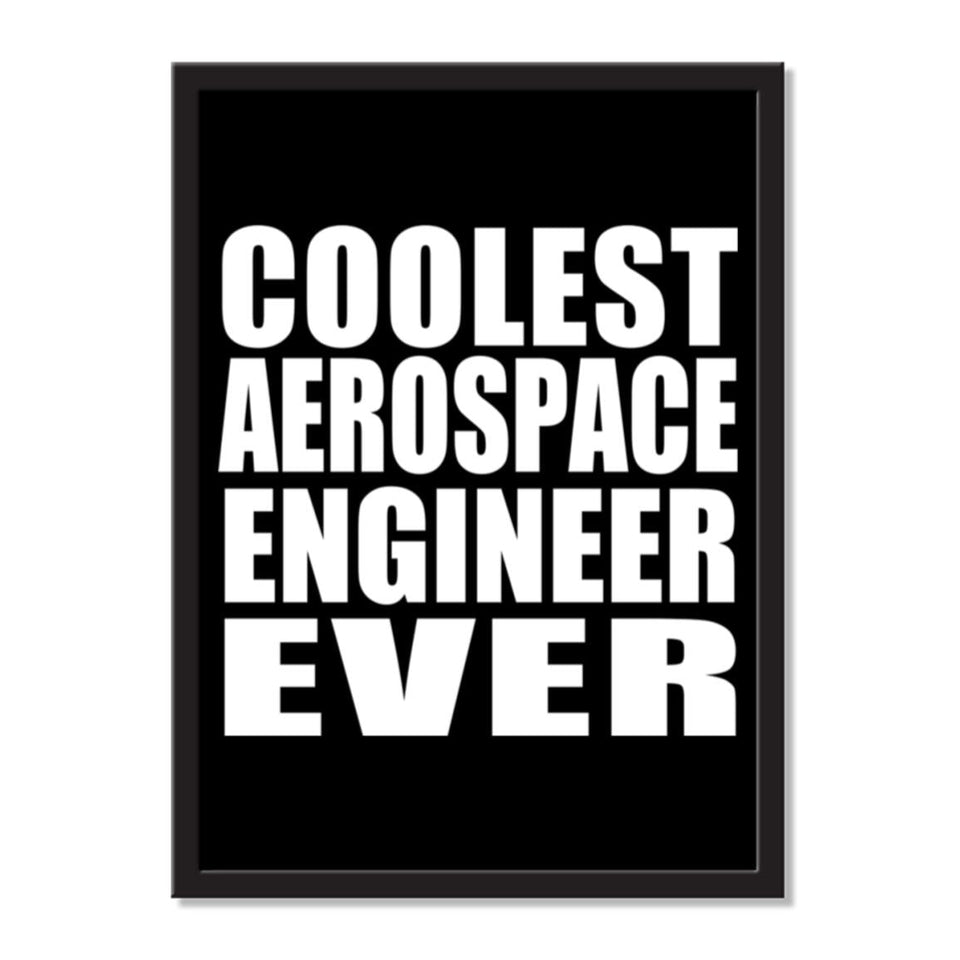 Coolest Aerospace Engineer Ever - Portrait Frame Photo Tile