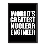 World's Greatest Nuclear Engineer - Portrait Frame Photo Tile