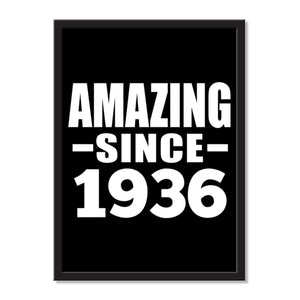 Amazing Since 1936 - Portrait Frame Photo Tile