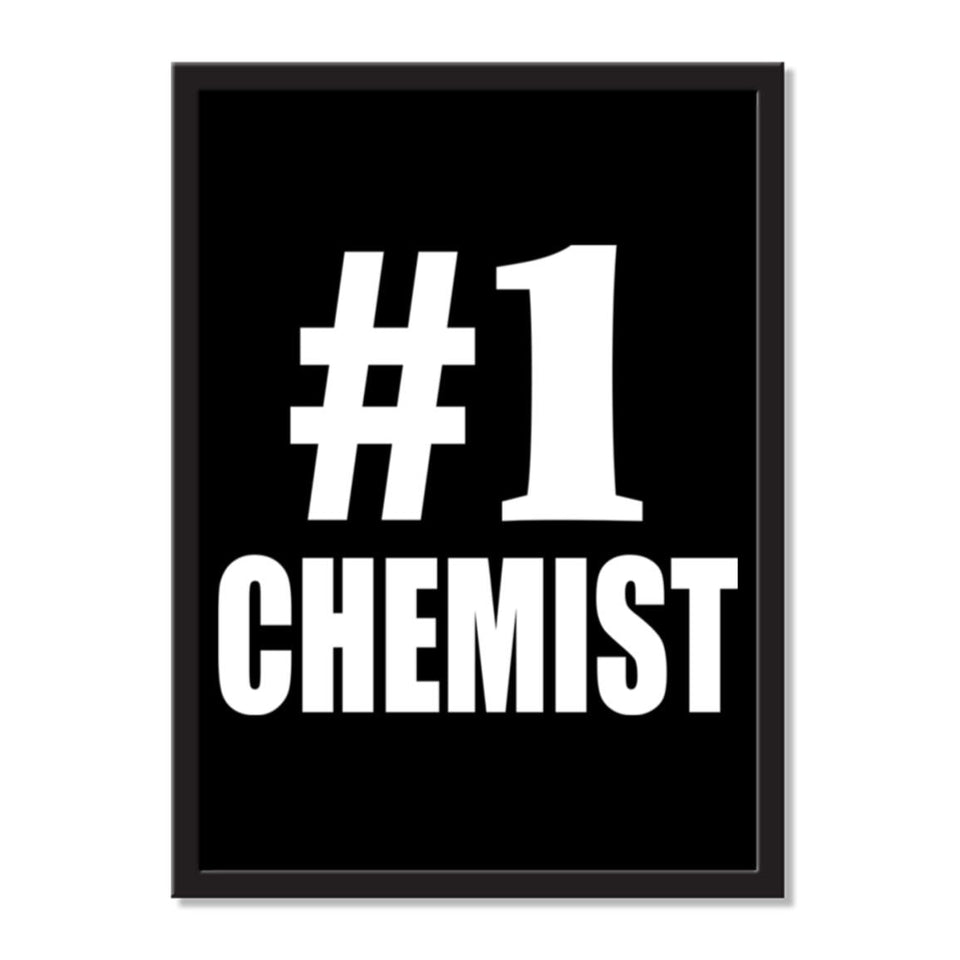 Number One #1 Chemist - Portrait Frame Photo Tile