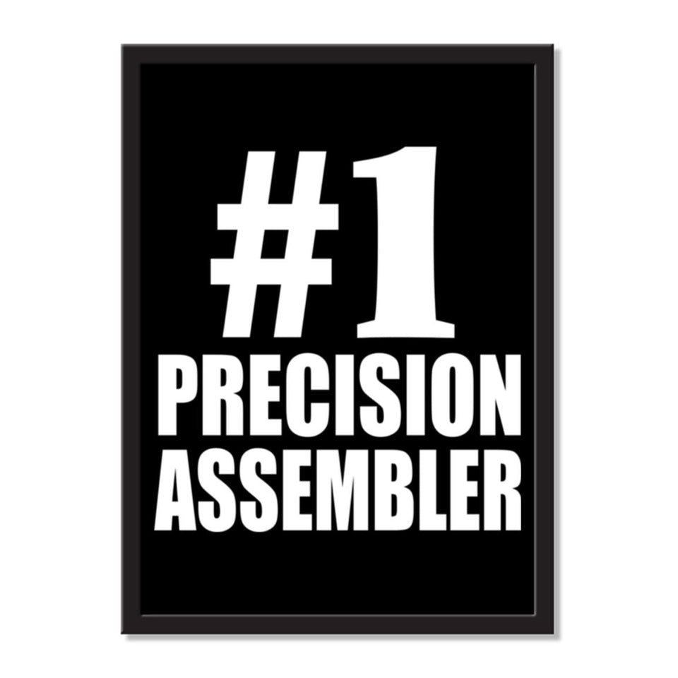 Number One #1 Precision Assembler - Portrait Frame Photo Tile