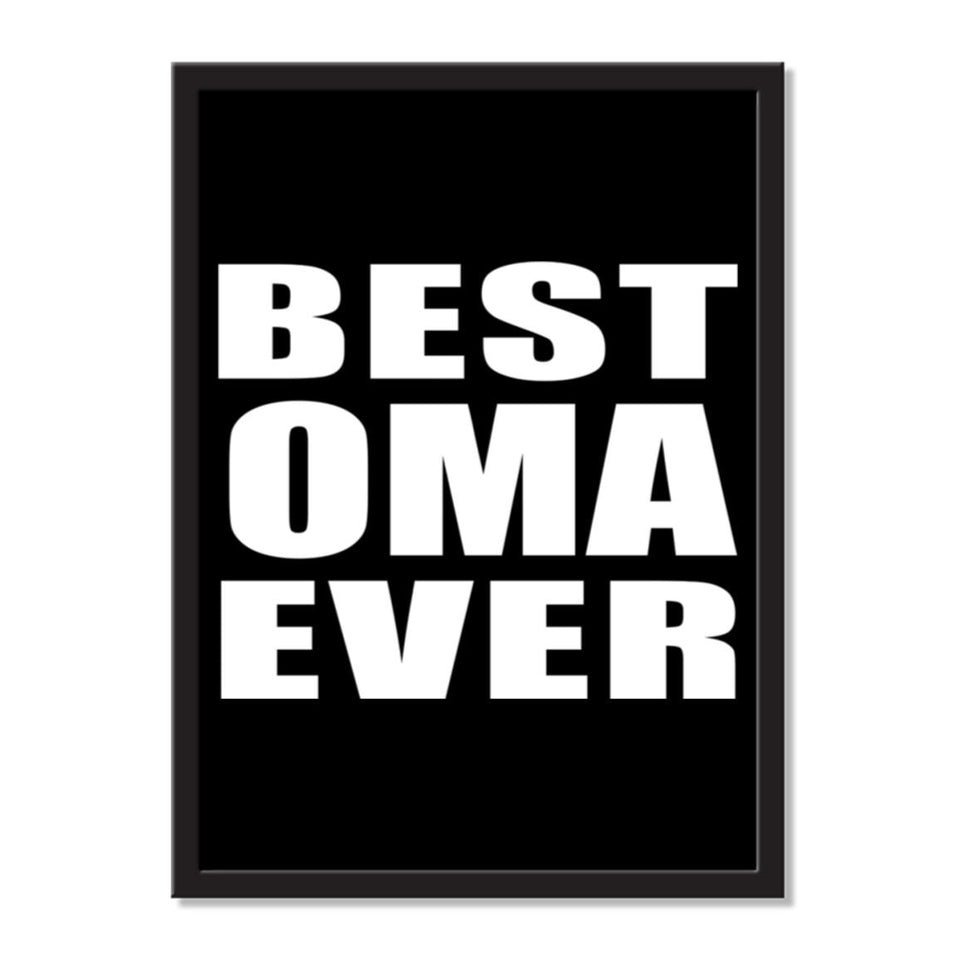 Best Oma Ever - Portrait Frame Photo Tile