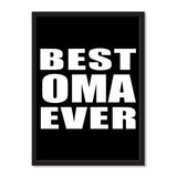 Best Oma Ever - Portrait Frame Photo Tile