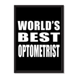 World's Best Optometrist - Portrait Frame Photo Tile
