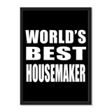 World's Best Housemaker - Portrait Frame Photo Tile