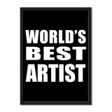 World's Best Artist - Portrait Frame Photo Tile